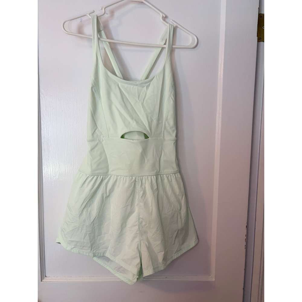 Free People Light Mint Green Romper Jumpsuit